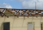 Het vernieuwen van het dak juli 2013