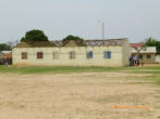 Schoolgebouw zonder dak